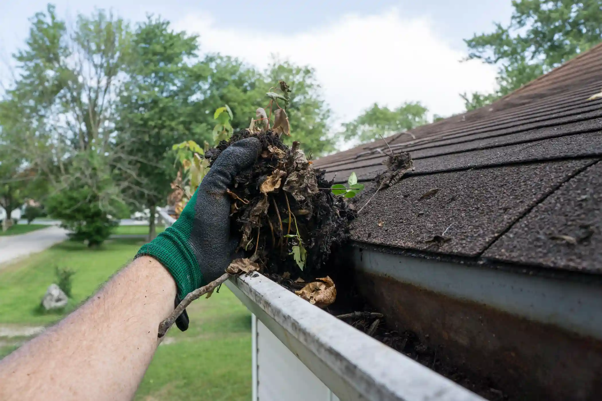 Gutter cleaning solutions and equipment