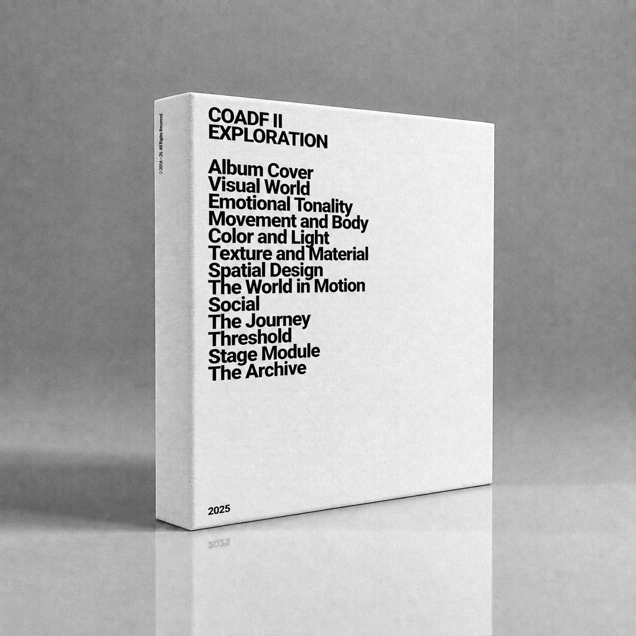 COADFII exploration book cover