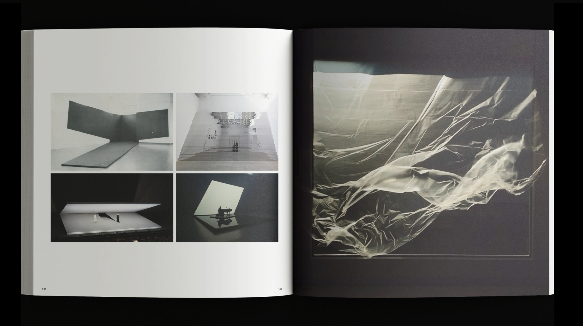 Open book pairing spatial models and material movement references