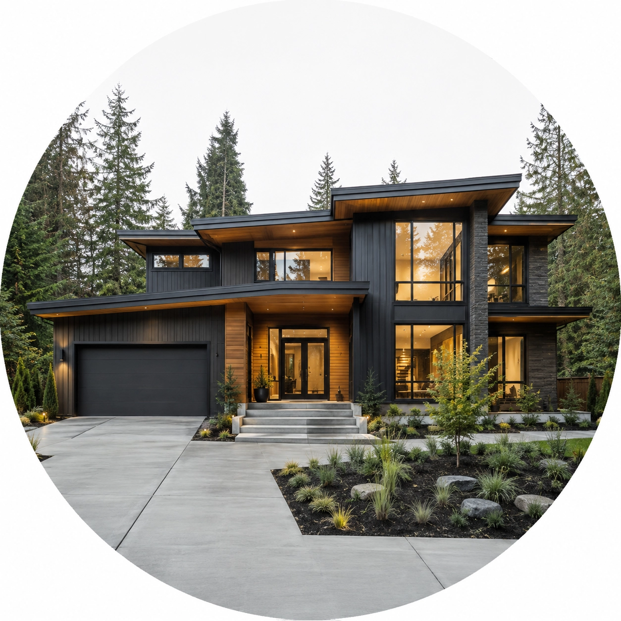 Large modern West Coast home representing the property and available equity behind a private mortgage review