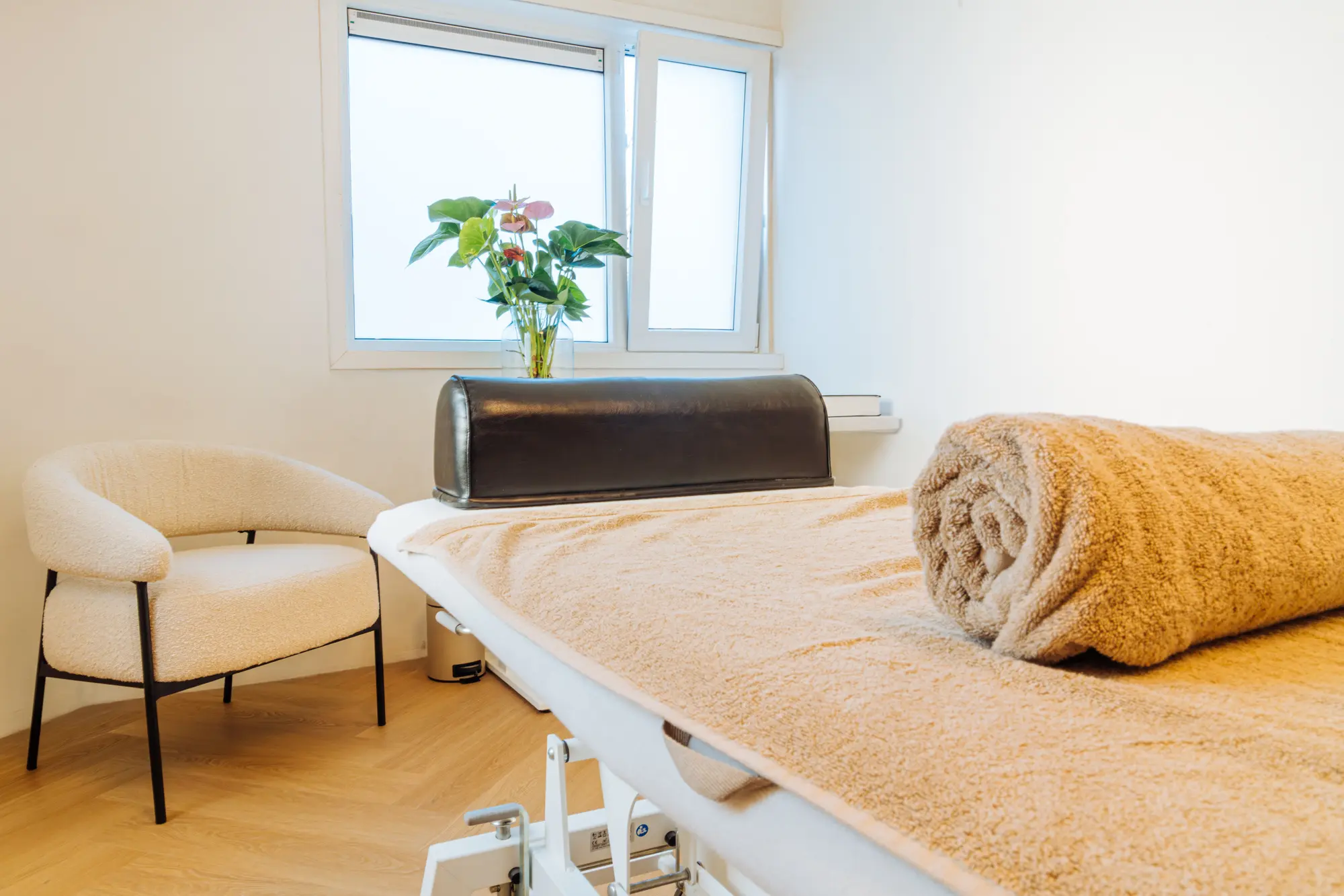 Behandelkamer van fysiotherapiepraktijk Fitbase in Almere Buiten
