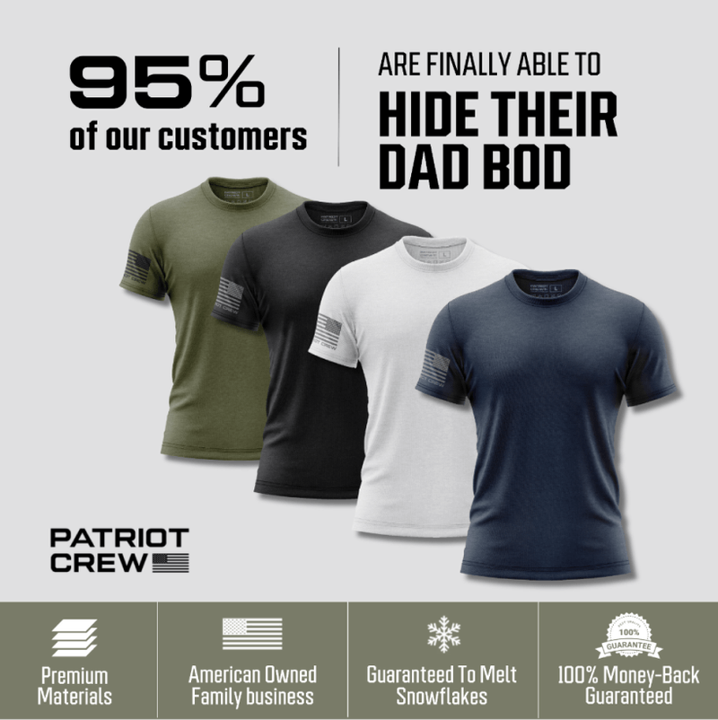 Patriot Crew product static ad created by DDU Media