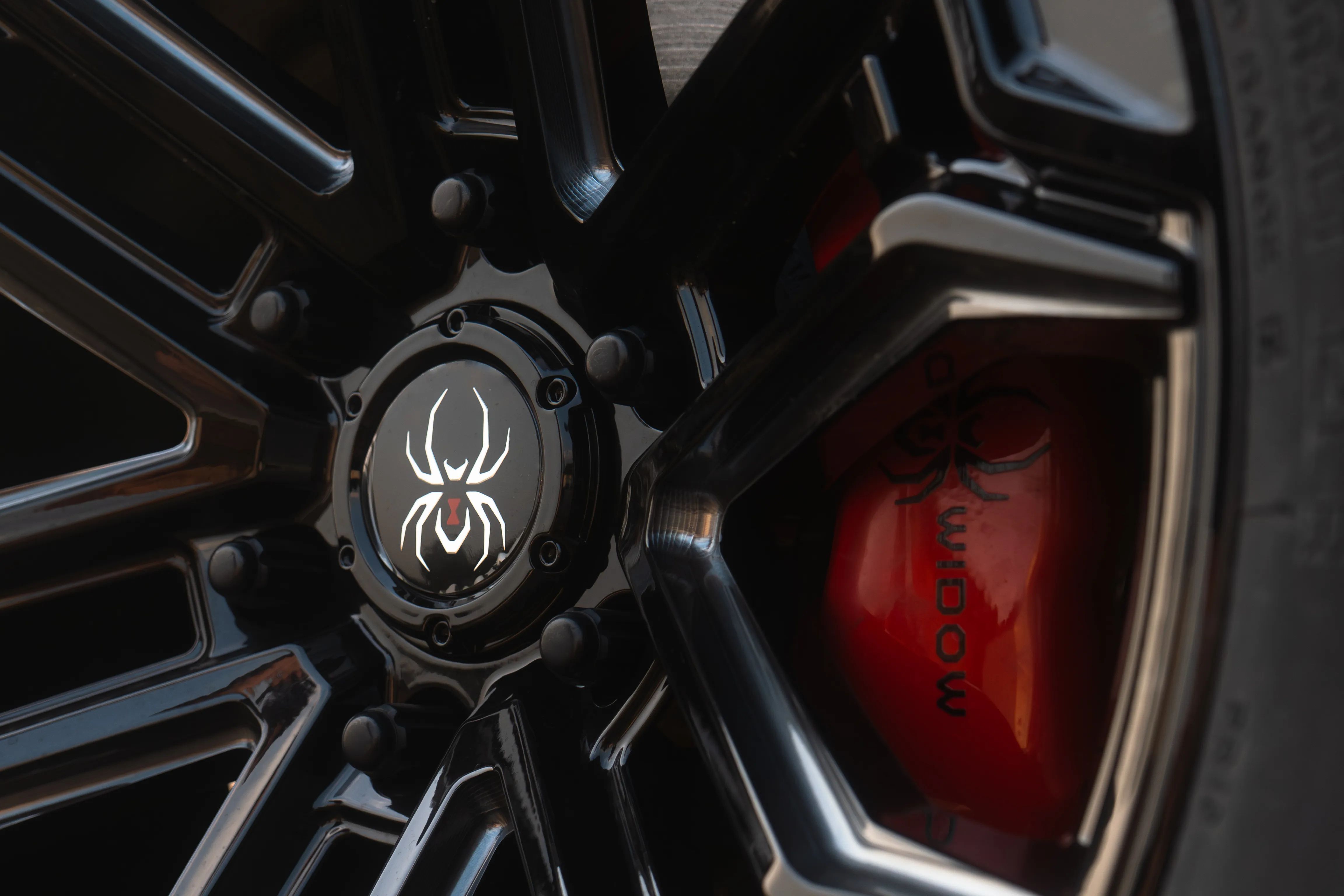 Black Widow automotive photography