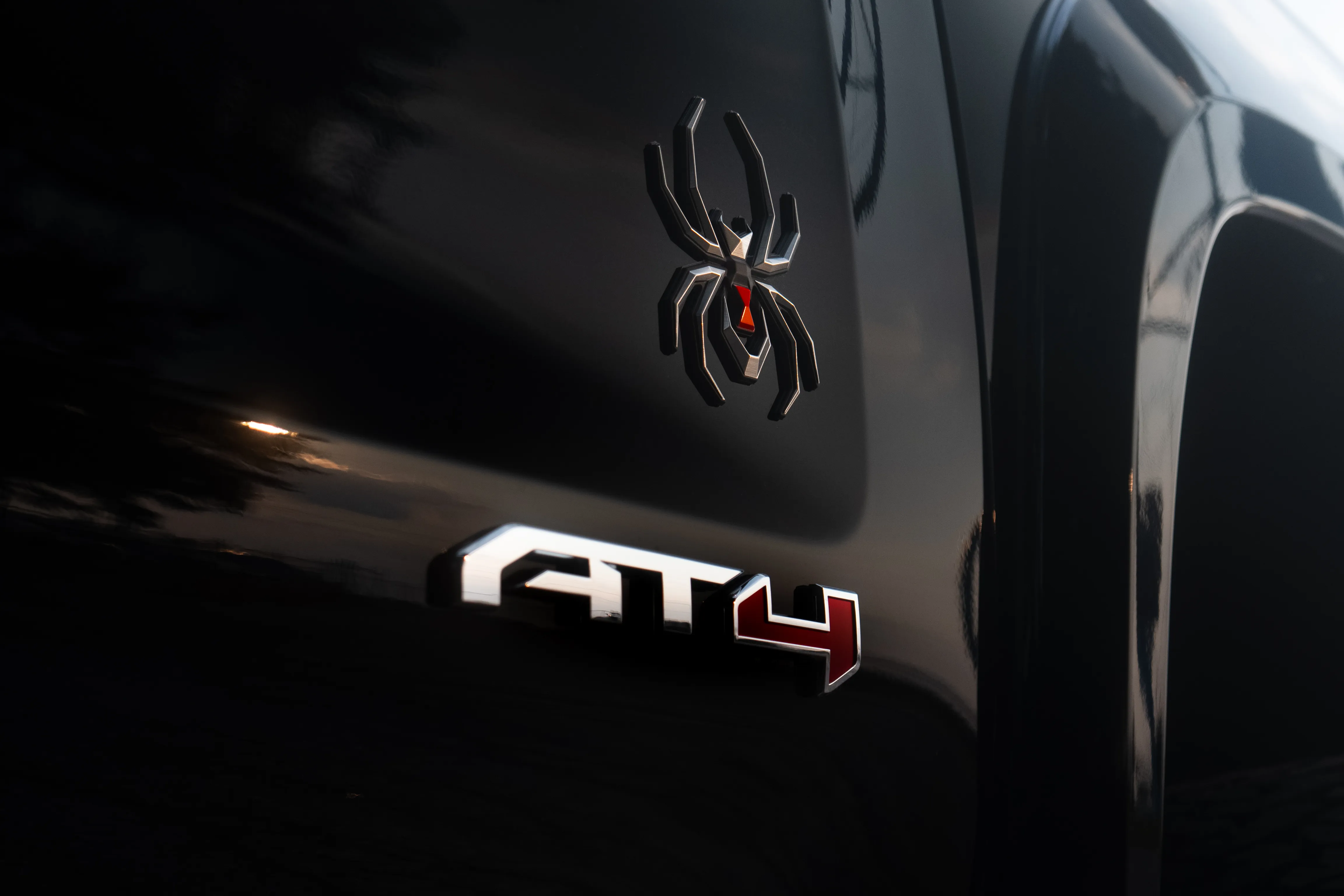 Black Widow automotive photography