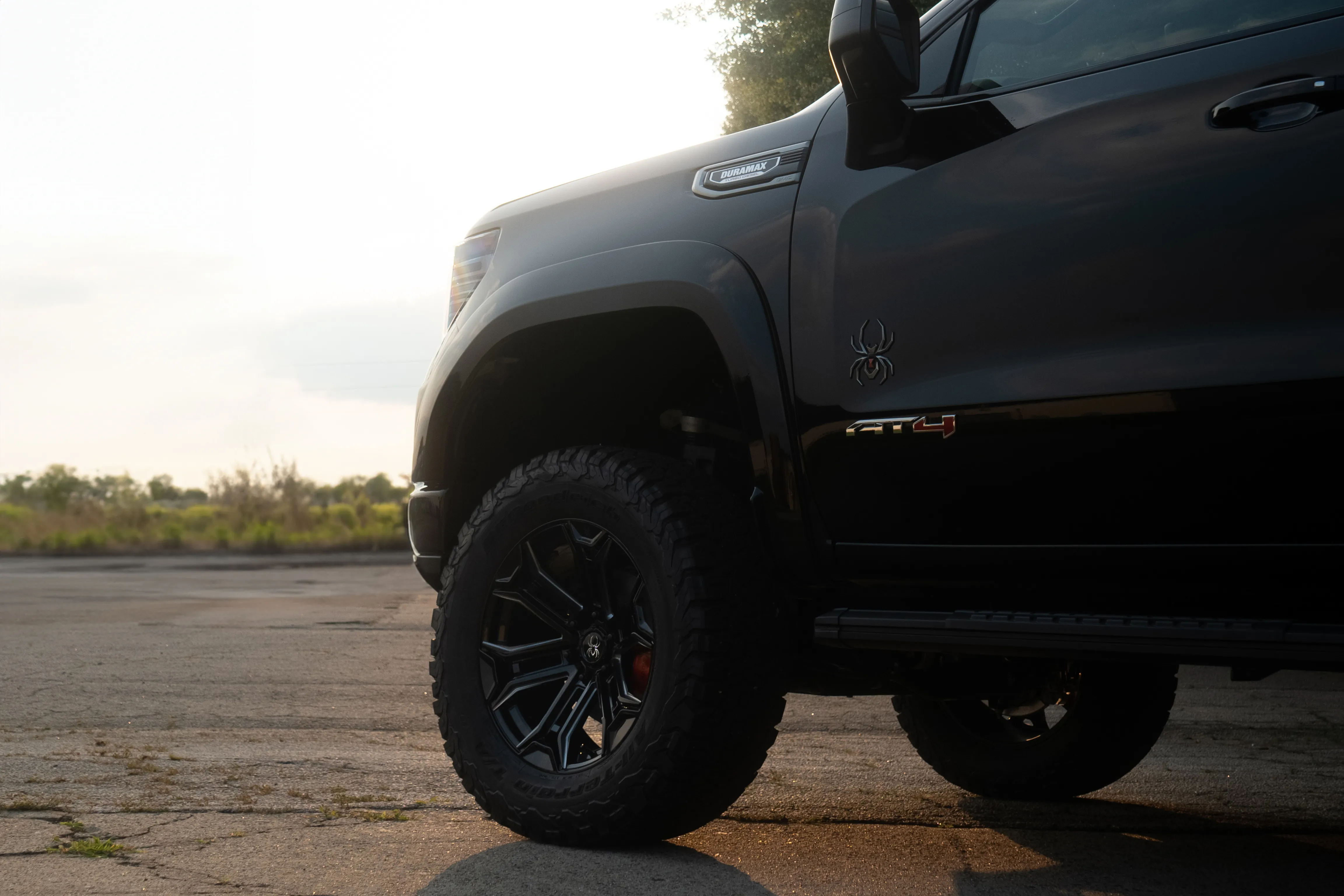Black Widow automotive photography