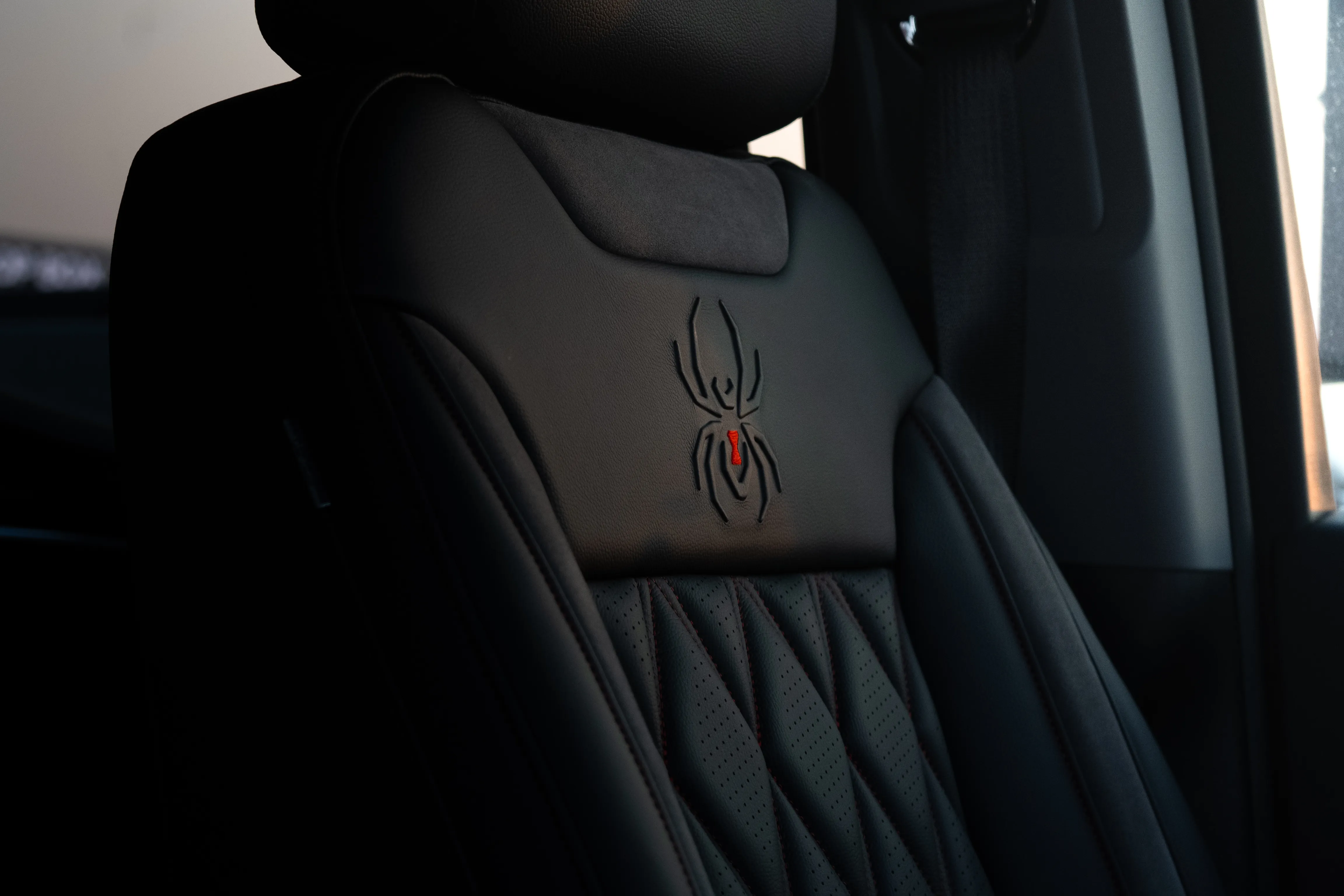 Black Widow automotive photography