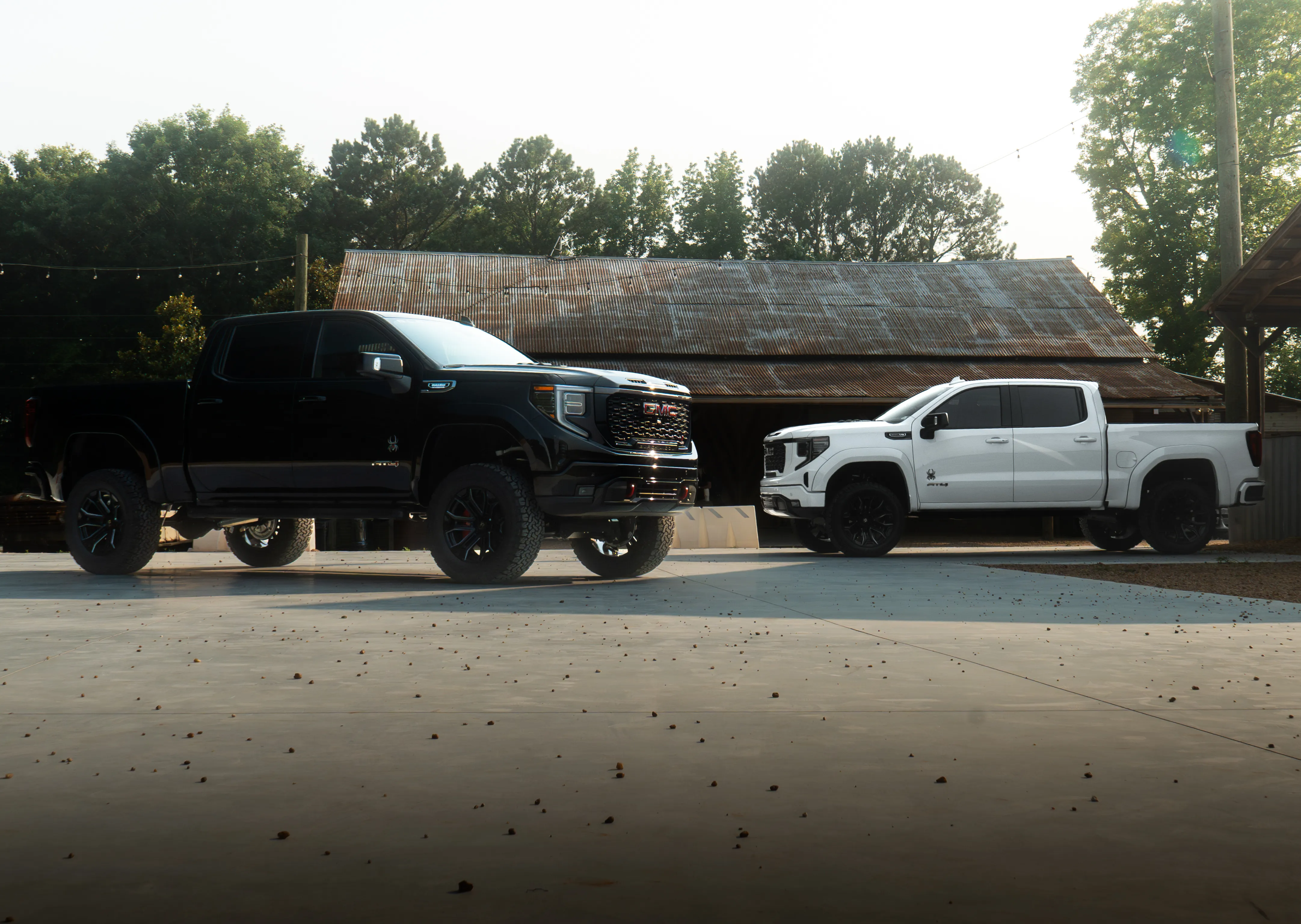 Black Widow automotive photography
