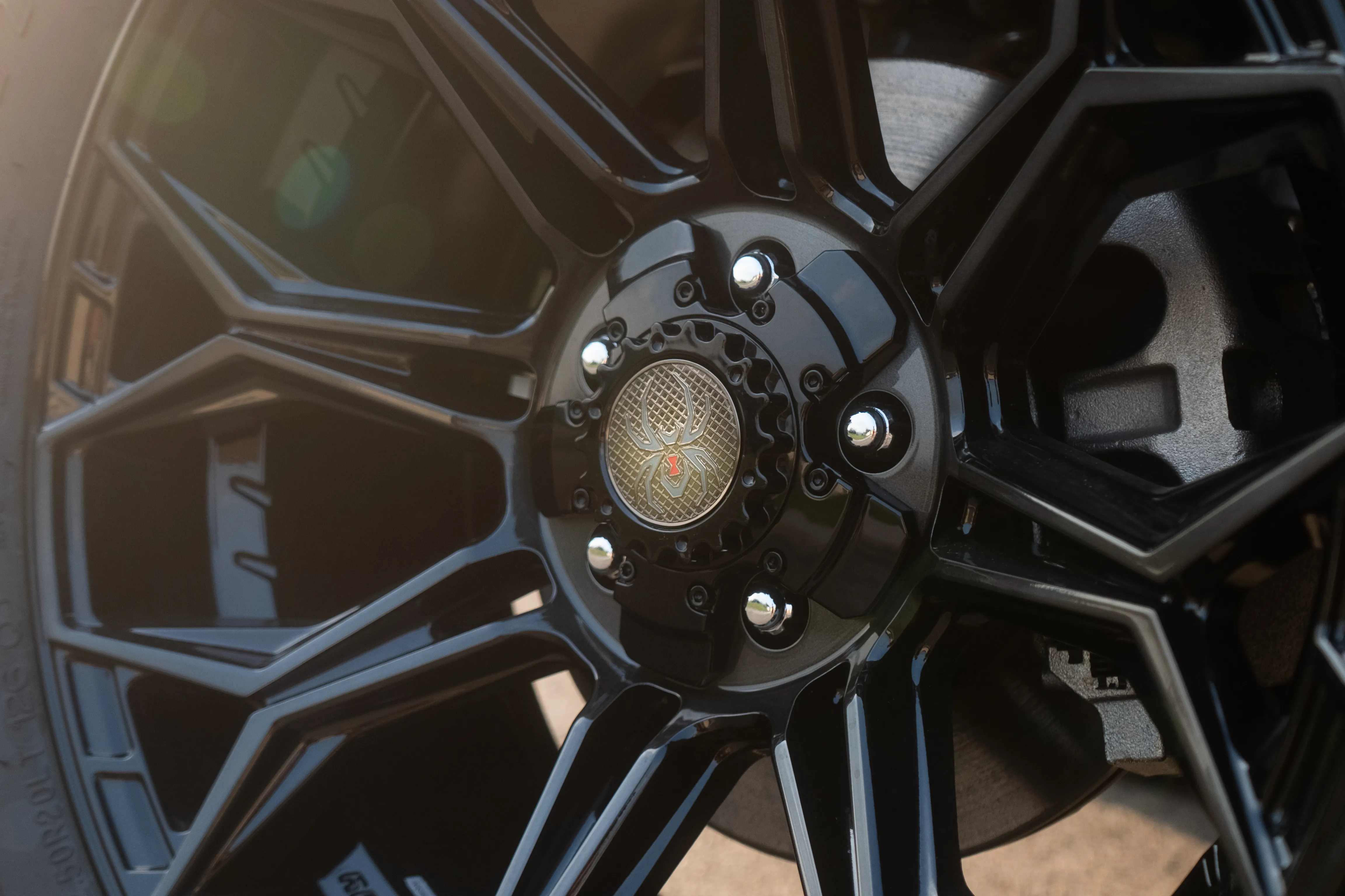 Black Widow automotive photography
