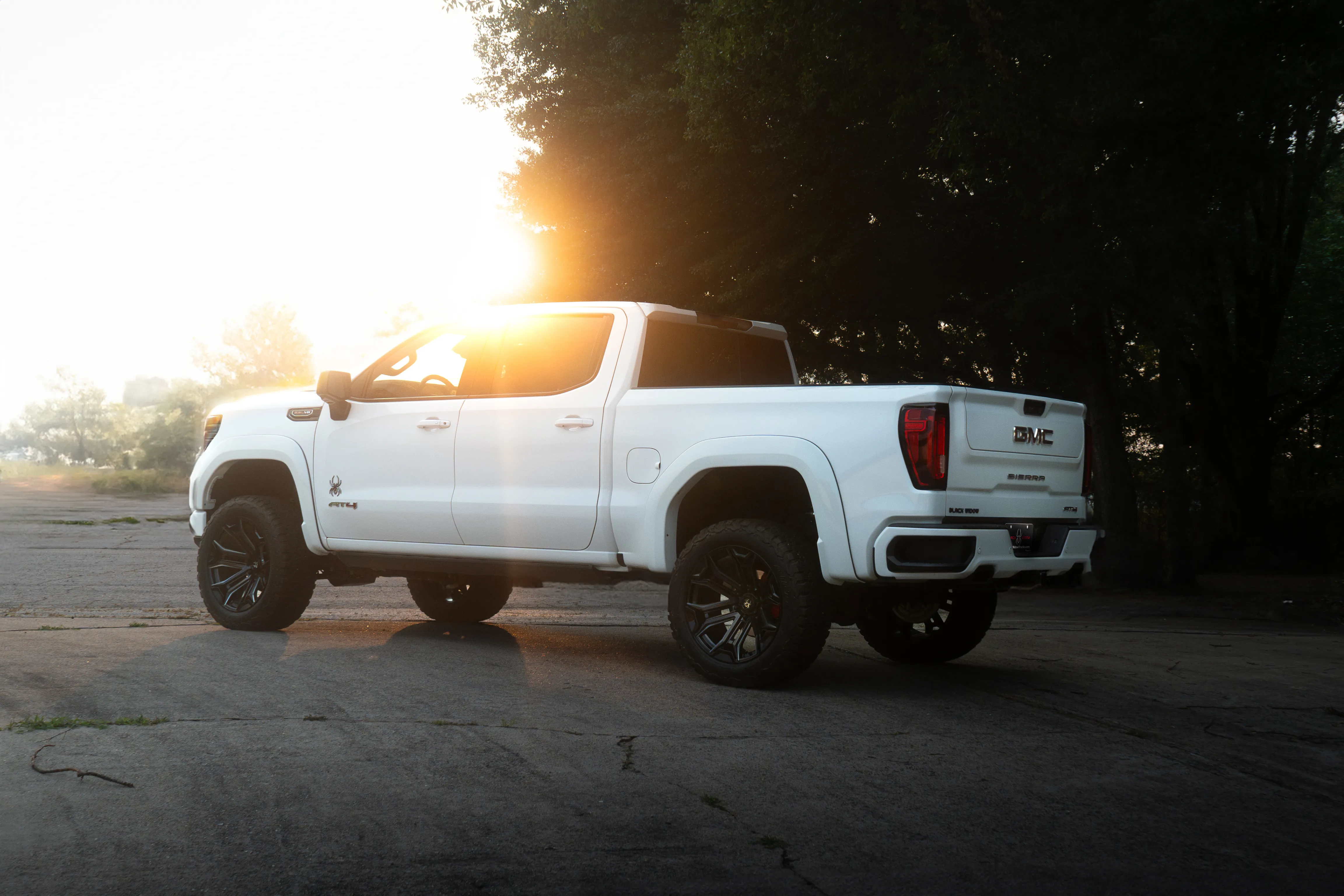 Black Widow automotive photography