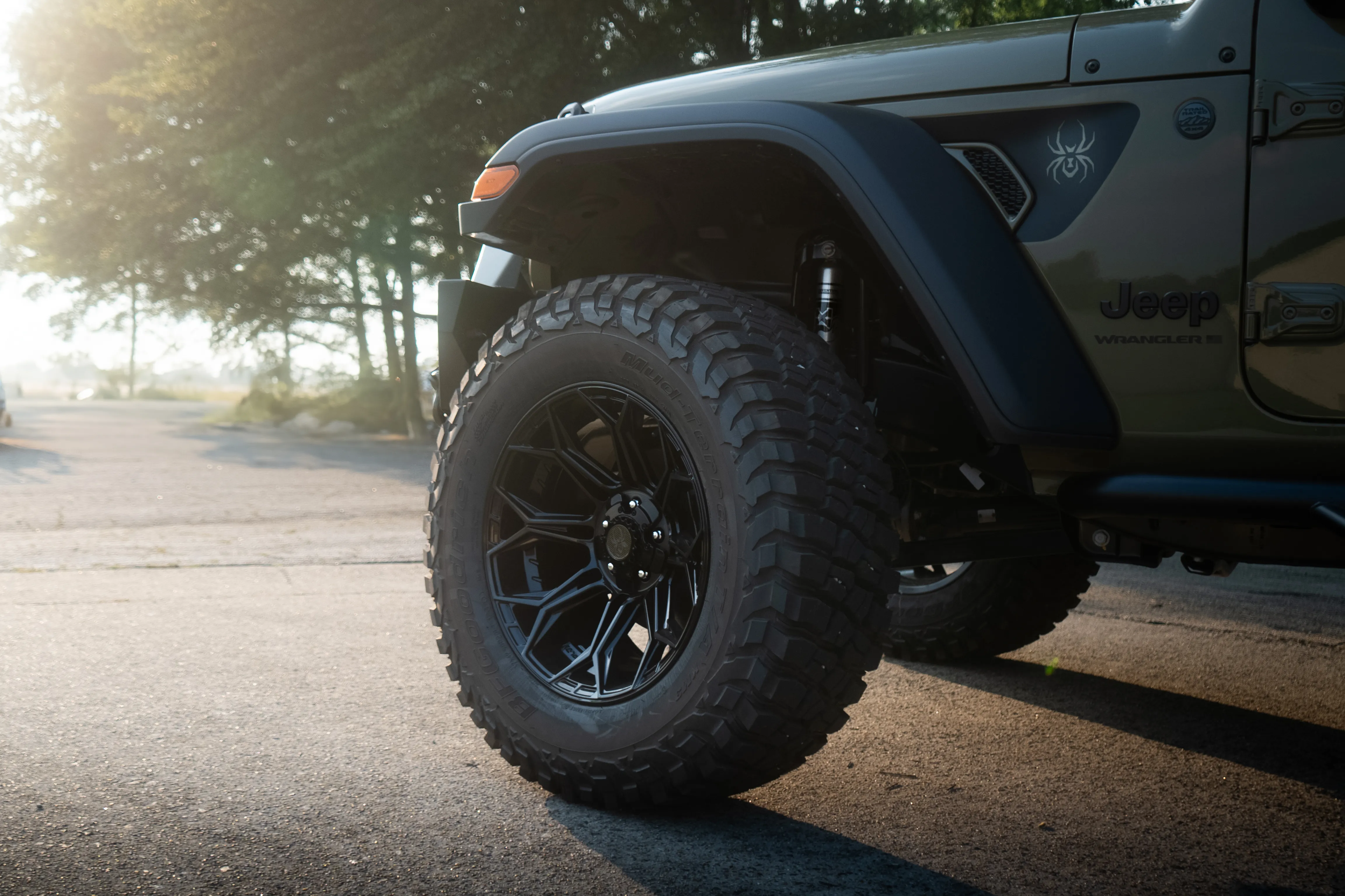 Black Widow automotive photography