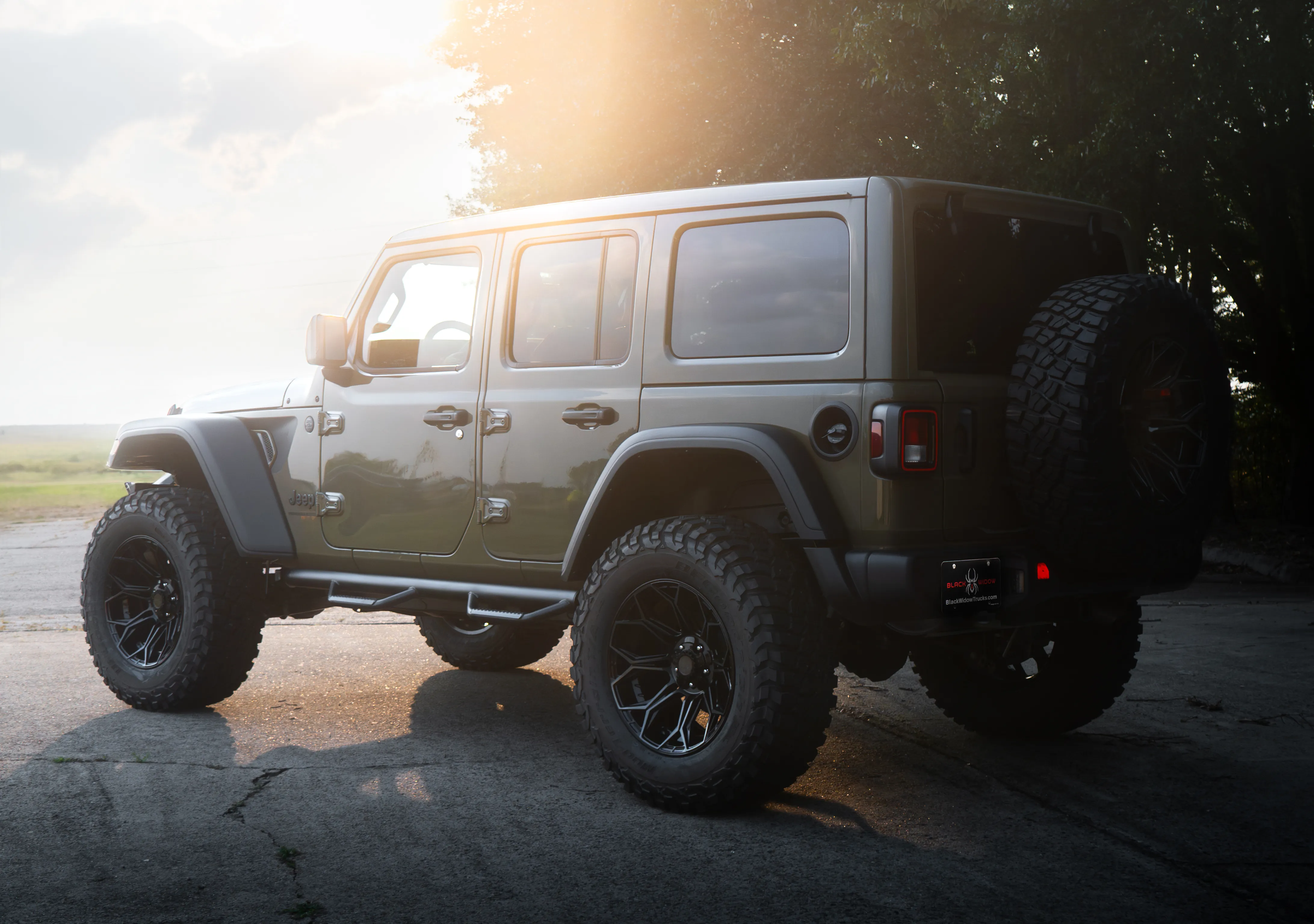 Black Widow automotive photography