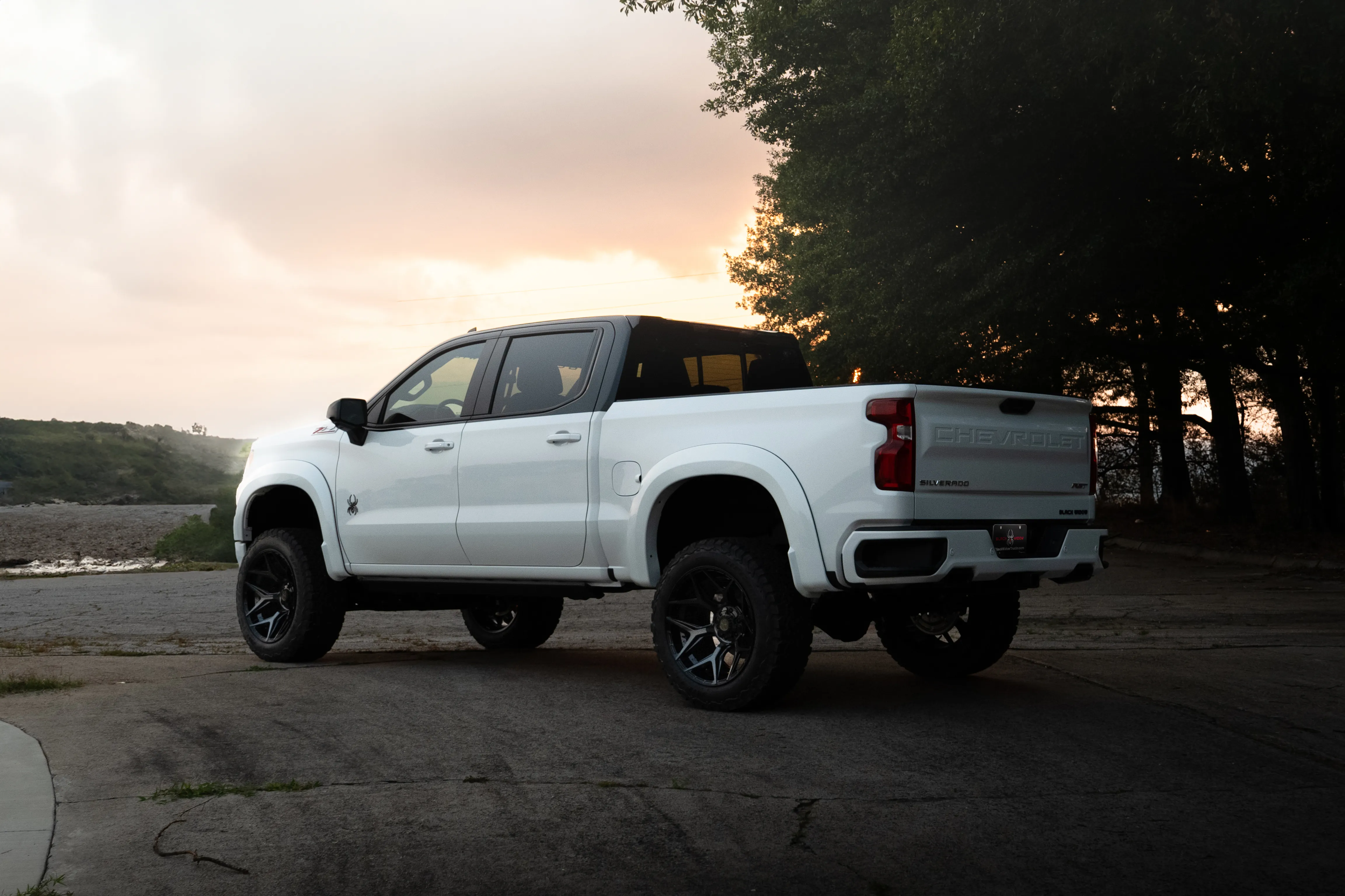 Black Widow automotive photography