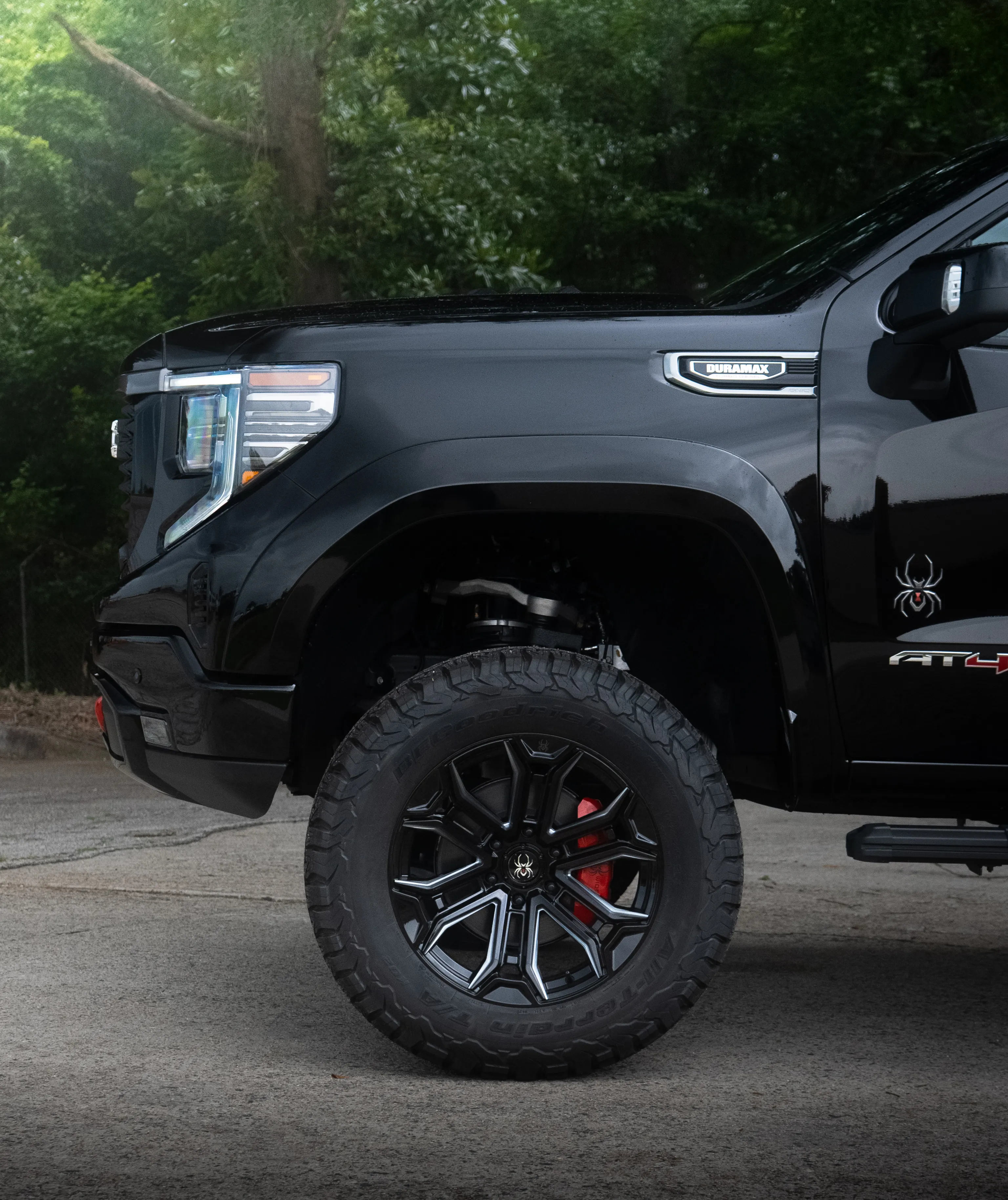 Black Widow automotive photography