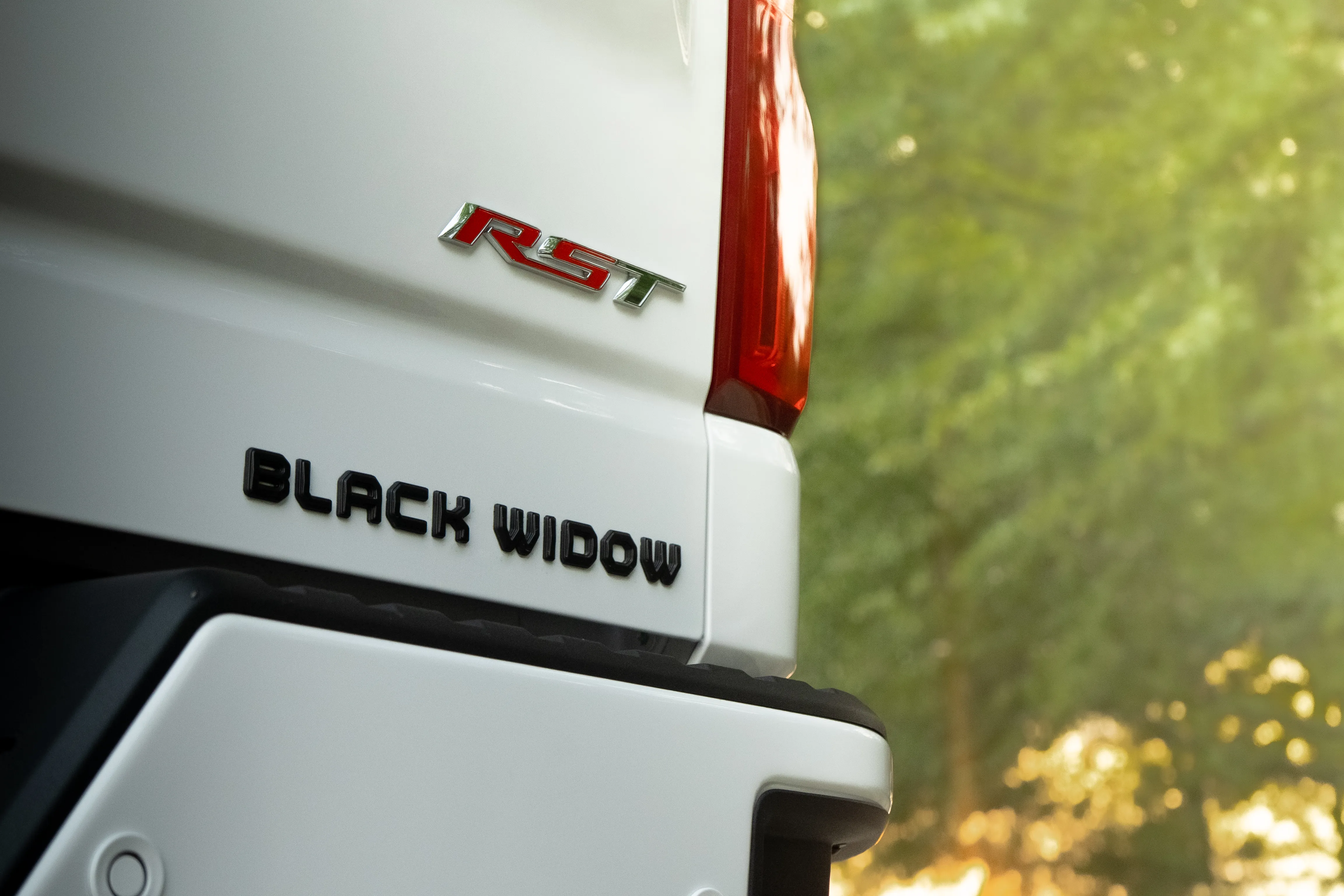 Black Widow automotive photography