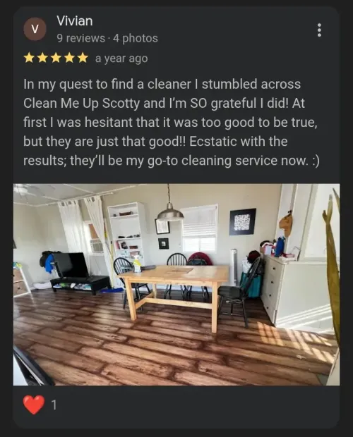 Google review screenshot