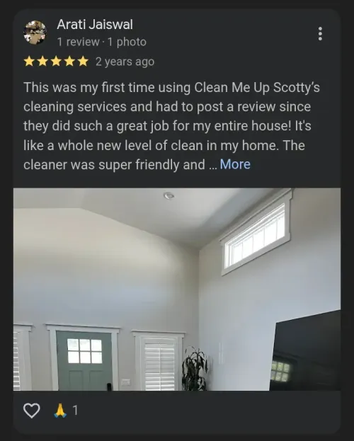 Google review screenshot