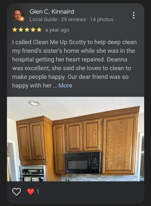 Google review screenshot