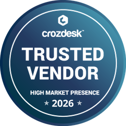 Crozdesk Trusted Vendor 2026