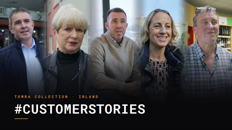Fem butikkeiere fra TOMRAs kundehistorier i Irland