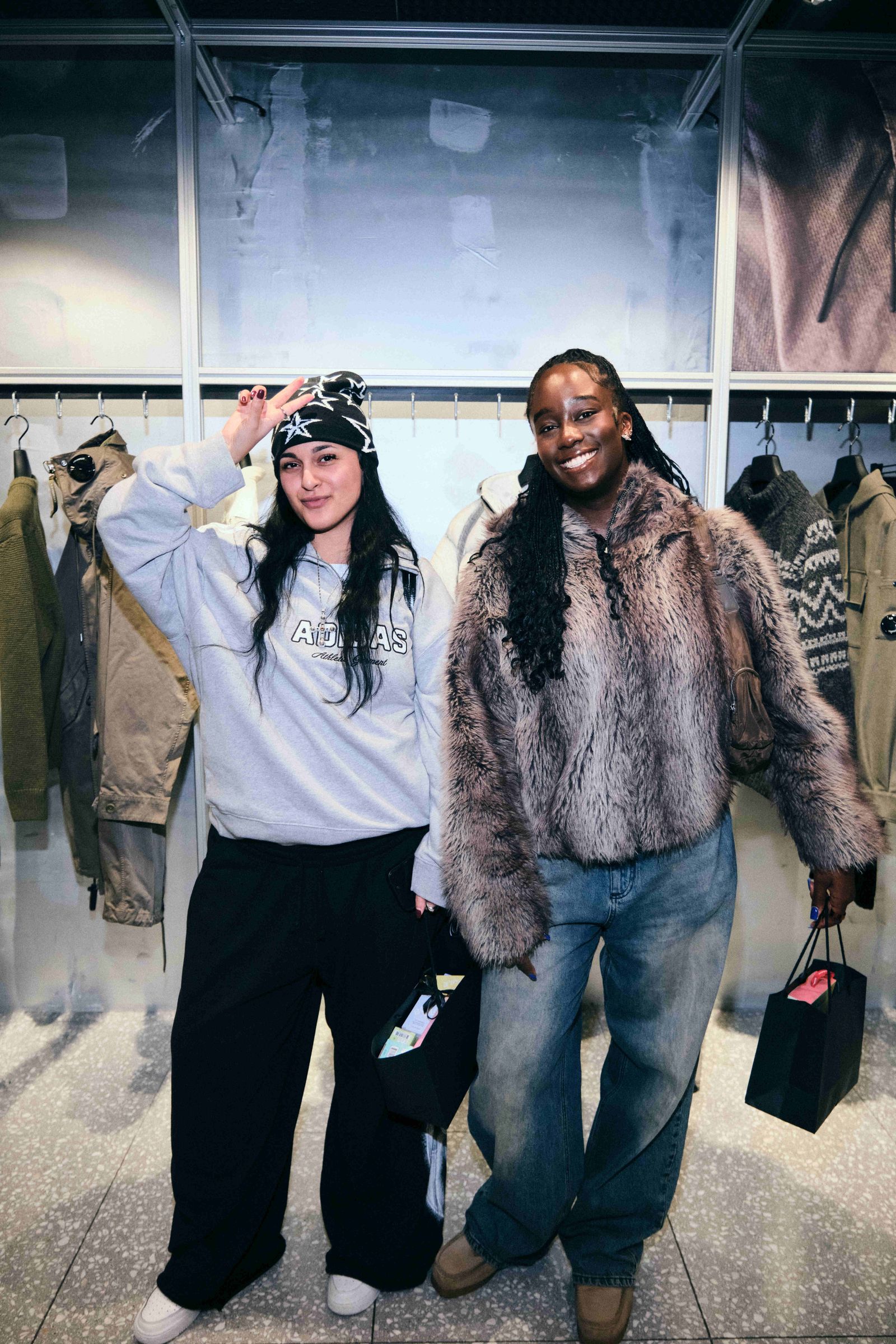 Portraits on a retail brand shoot