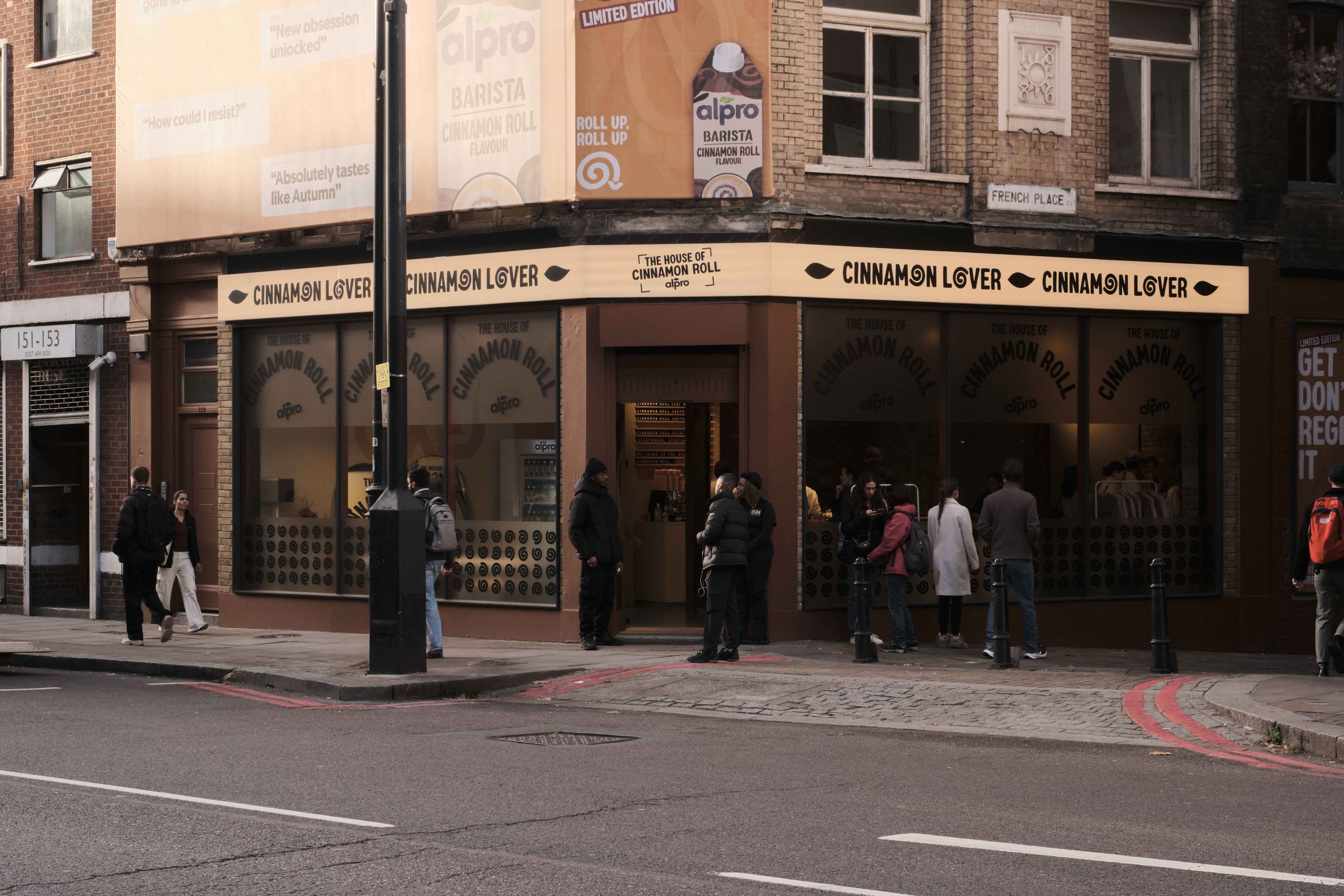 Brand activation storefront in London