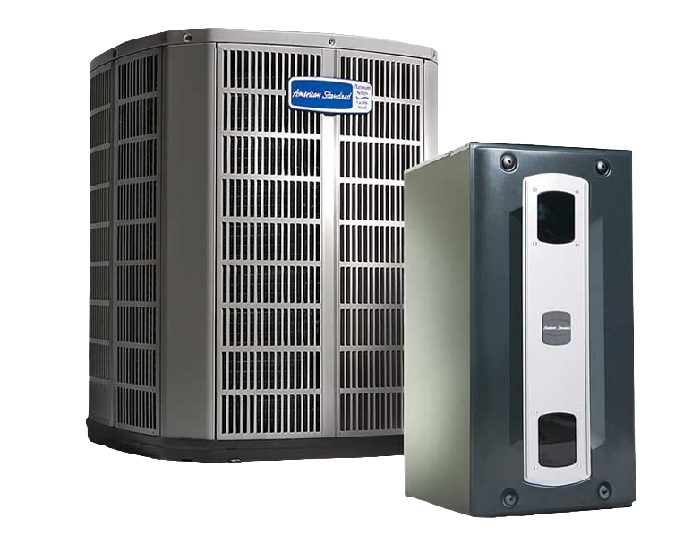 Modern high-efficiency heating and cooling system
