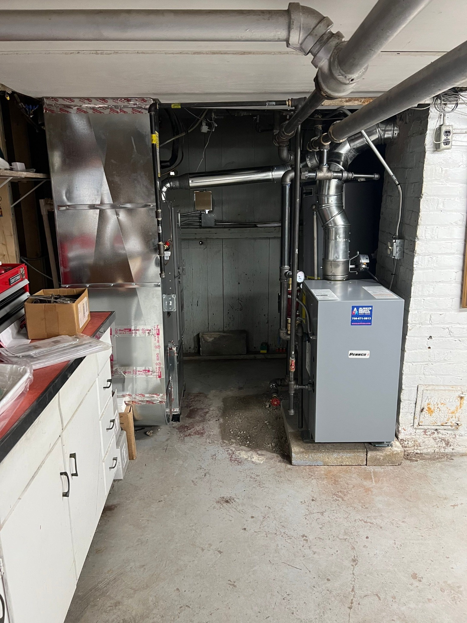 Pennco hot-water boiler installed by Always Ready Repair