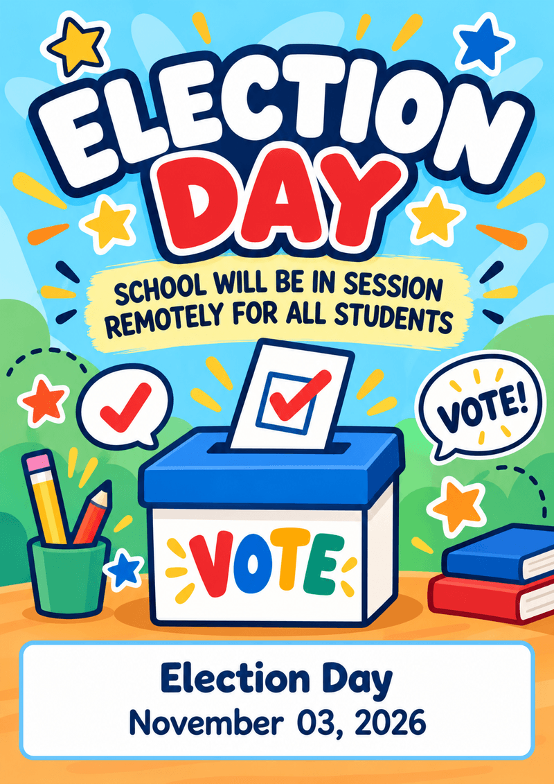 Election Day flyer