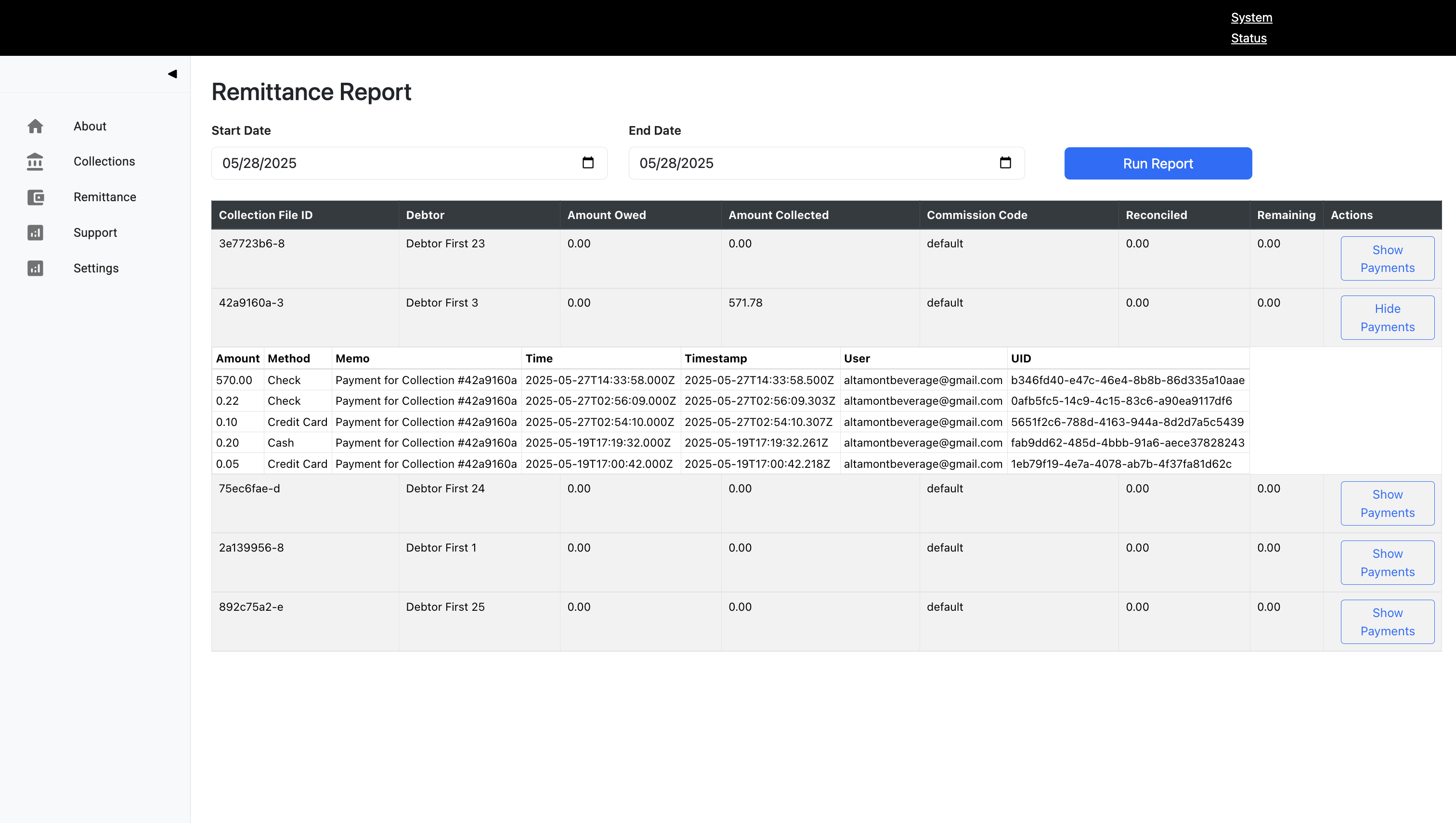 RecoverySuite interface