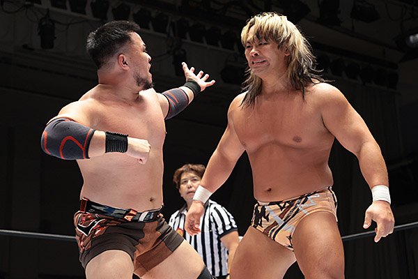 Ares competes in his NJPW debut at Korakuen Hall