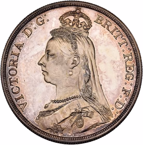 Crown 1887, lot 189 from Schulman Veiling 389
