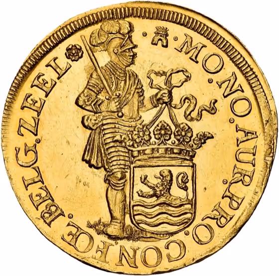 Ontwerp gouden rijksdaalder 1682, lot 63 from Schulman Veiling 388