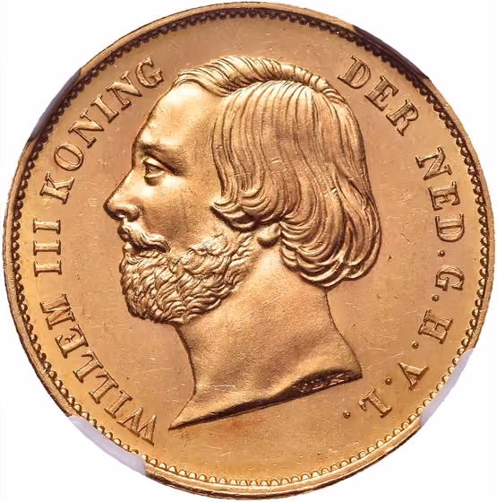 Dubbele Willem of 20 gulden 1851, lot 103 from Schulman Veiling 388