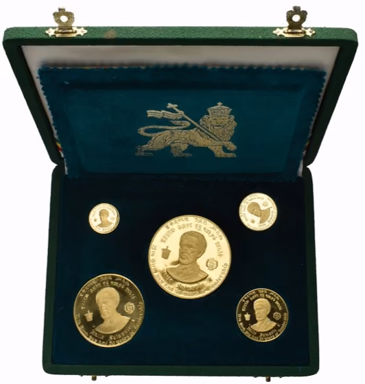 Complete Gold Set 1958, lot 1065 from Schulman Veiling 387