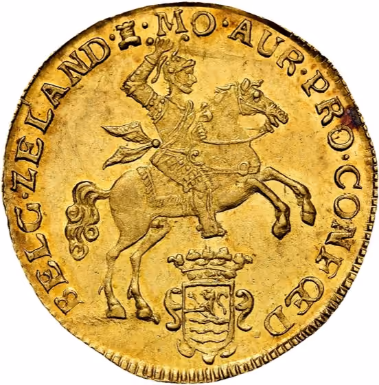Gouden rijder 1764, lot 1235 from Schulman Veiling 387