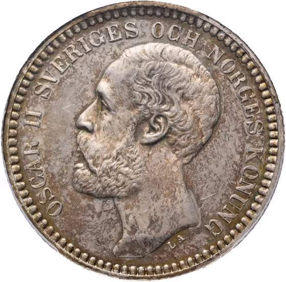 2 Kronor 1878, lot 542 from Schulman Veiling 386