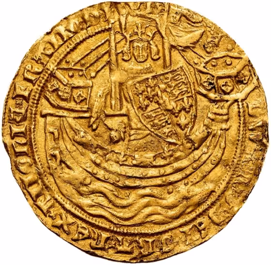 Noble 1351, kavel 1186 uit Veiling 381 van Schulman