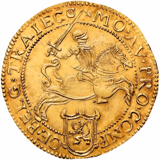 Grote oude gouden rijder 1607, kavel 523 uit Veiling 379 van Schulman