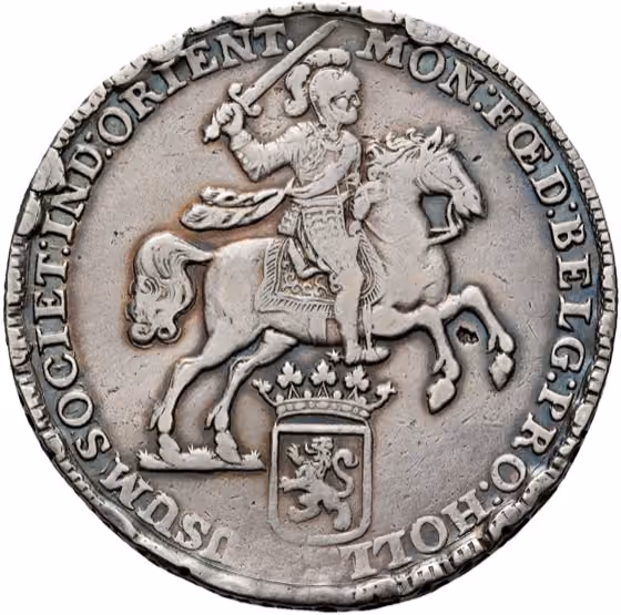 Dukaton of zilveren rijder 1740, kavel 640 uit Veiling 379 van Schulman