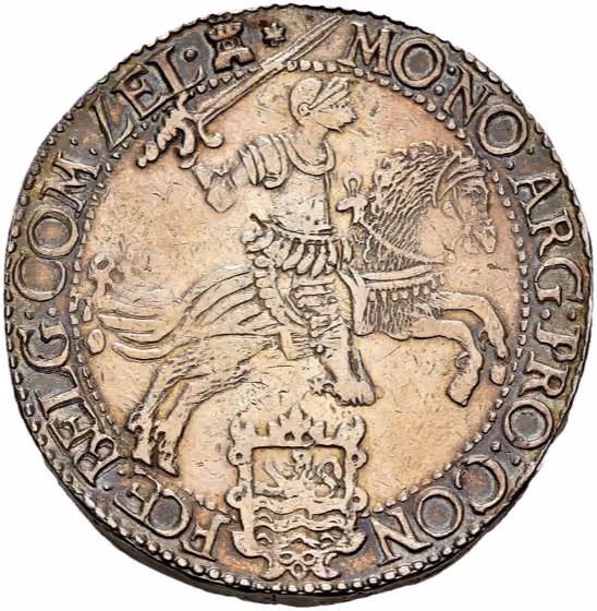 Piedfort dukaton of zilveren rijder 1664, kavel 518 uit Veiling 379 van Schulman