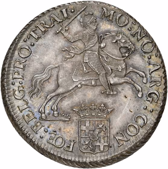 Piedfort dukaton of zilveren rijder 1776, kavel 609 uit Veiling 378 van Schulman