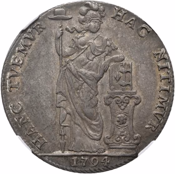 3 Gulden 1794, kavel 1075 uit Veiling 378 van Schulman