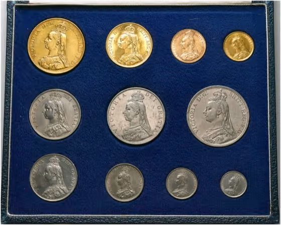 Specimen set (11) 1887, kavel 190 uit Veiling 374 van Schulman