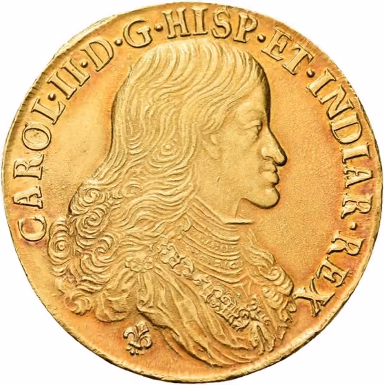 Gouden dukaton of 8 souverein 1694, kavel 522 uit Veiling 373 van Schulman