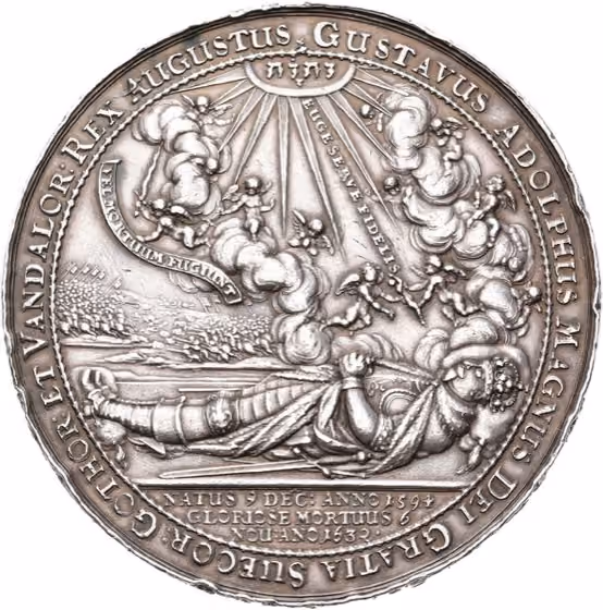 Erfurt. Funeral of Gustav Ii Adolf in Stockholm 1634, lot 724 from Schulman Veiling 372