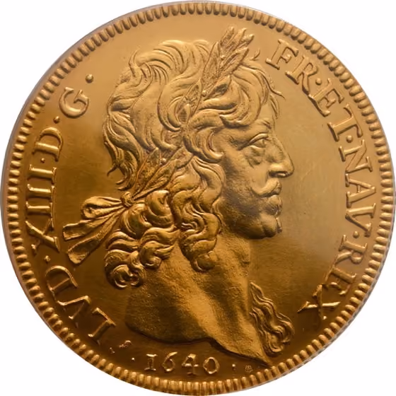 10 Louis d'Or Restrike 1640, lot 329 from Schulman Veiling 368