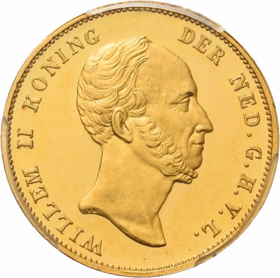 Dubbele Willem of 20 gulden 1848, kavel 737 uit Veiling 366 van Schulman