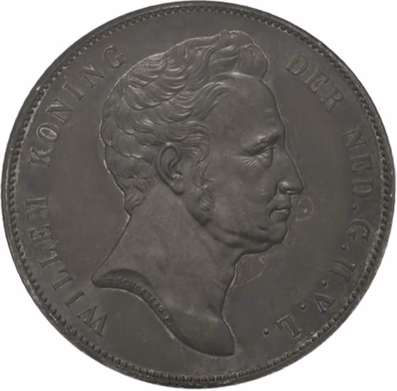 Piedfort 21/2 Gulden of rijksdaalder 1840, kavel 2097 uit Veiling 362 van Schulman