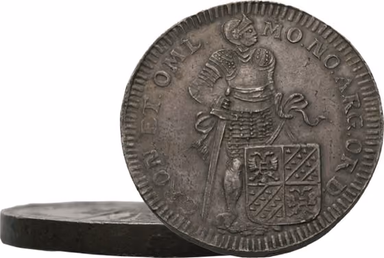 Piedfort zilveren dukaat 1683, kavel 1953 uit Veiling 362 van Schulman