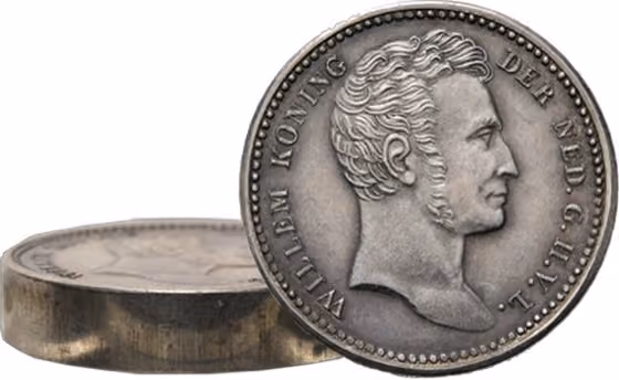 Piedfort 1/4 Gulden 1816, kavel 556 uit Veiling 359 van Schulman
